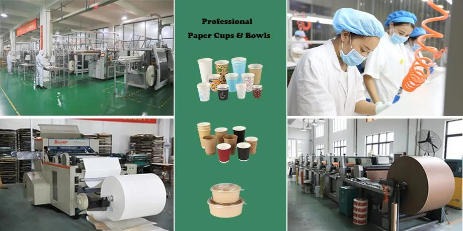 Disposable Paper Cups Customized Logo Printing with Lid Soybean Milk Cups Coffee Cups Thick Advertising Paper Cups Customized