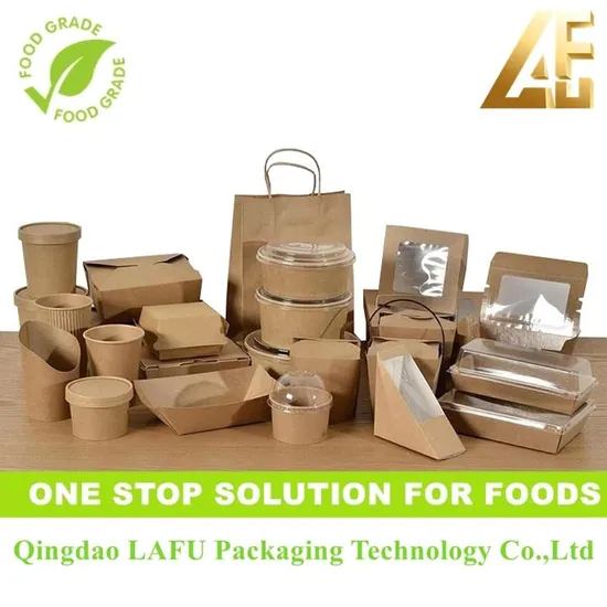 Disposable Kraft Paper Food Trays, Small Recyclable Eco Take