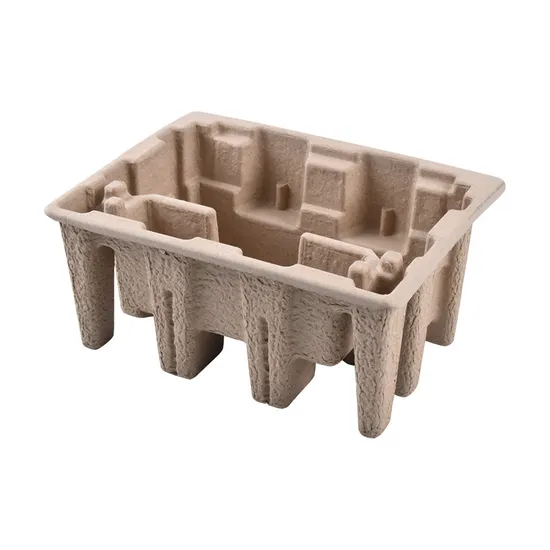 Sustainable Dry Press Packaging Tray for Safe Shipping 