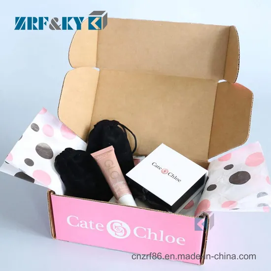 Custom Mailer Shipping Carton Paper Corrugated Box Foldable Delivery Box Printing Services 