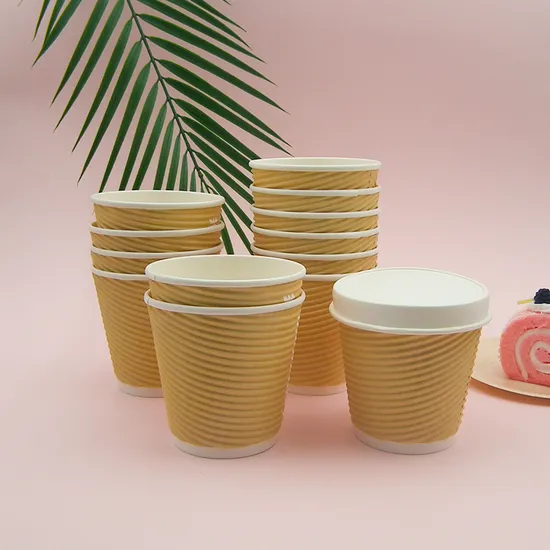 Wm404 PE Coated 10oz Takeaway Double Wall High Thick Hot to Go Coffee Cups Eco