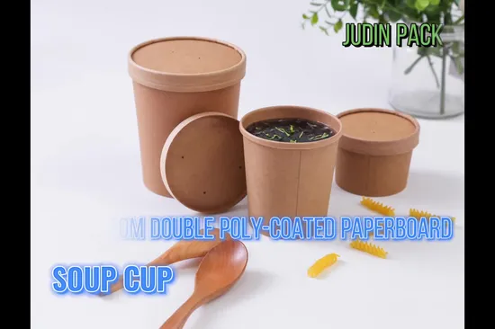 Soup Cups Are Made of Thick, Sturdy and Reliable Double Poly