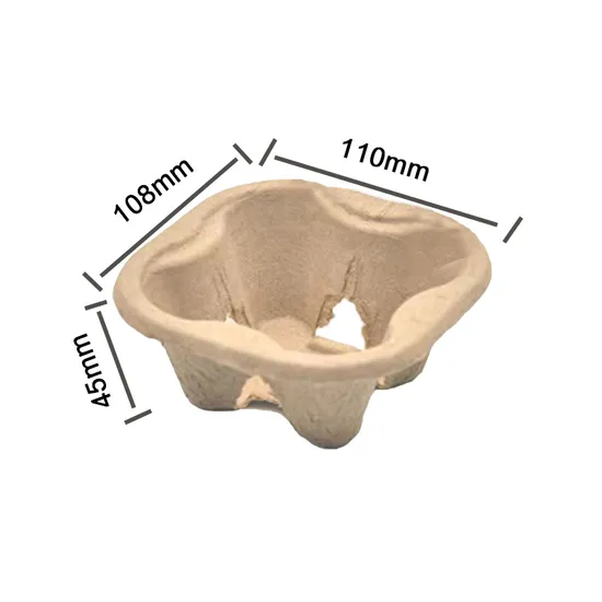 Durable Pulp Molded Packaging Trays with Advanced Dry Press Technology 