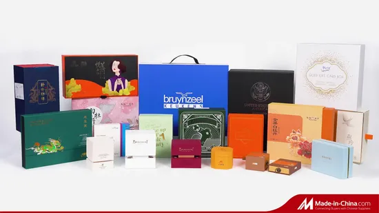 Custom Printed Luxury Color Paper Packaging Shipping Folding Gift Box 