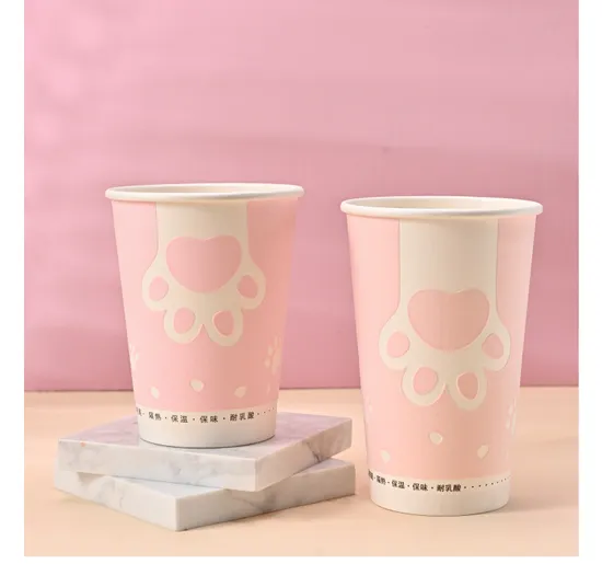 Wholesale High Quality Foam Drinking Cup Custom Printing Double Coffee Paper Cup Disposable Thick Styrofoam Hot Milk Tea Cup. 