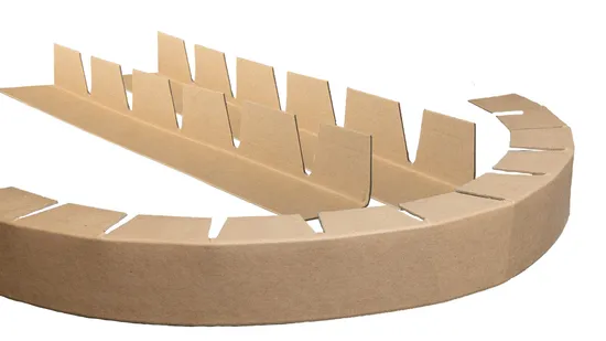 Brown Corrugated Cardboard Angles Edge Boards Kraft Paper Pallet Edge Protector Edgeboard Carton Corner Protector for Pallet 