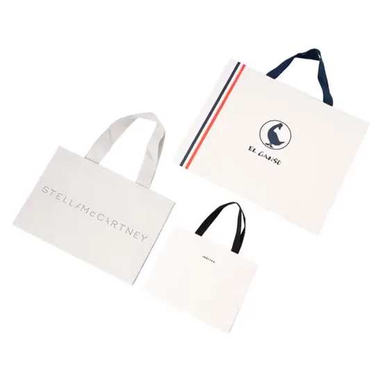 Antibacterial Coating Customizable Magnetic Closure Handle Luxury Gift Bag 