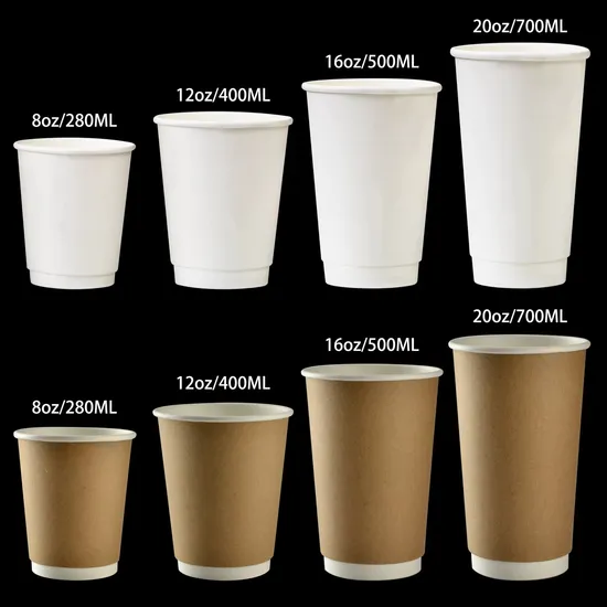 Disposable Color Paper Cups Disposable Mixed Thick Red, Yellow, Blue, Green, Black and White Paper Cups 