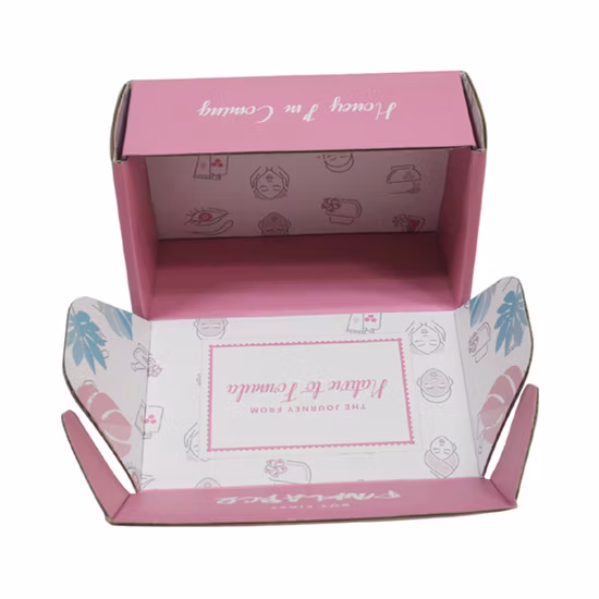 Custom Logo Free Design Eco E Flute Folding Foldable Double 3 5 7 Layers Corrugated Cardboard Paper Packing Carton Package Carton