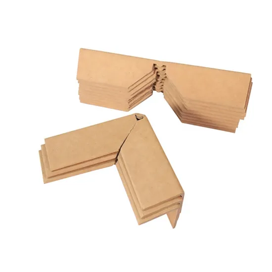 Bdl L/V/Ring Edgeboard Carton Corner Protector Self Cutting Buckle Kraft Paper Corner Protectors Pallet Edge Protector for Strapping 