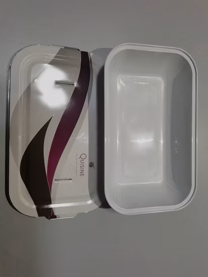Airplane Food Packaging Airline Foil Lunch Box Airline Aluminum Box