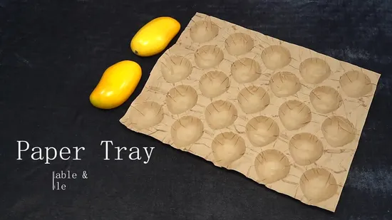 Customized Eco Friendly Kraft Paper Plum Apple Fruit Wrapping Liner Tray 