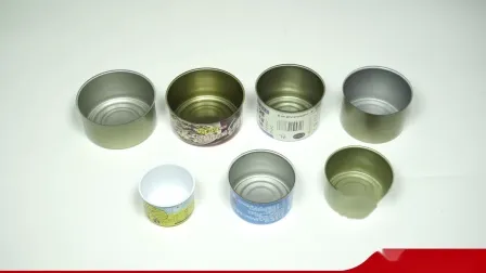 Food Grade Metal Food Grade Paint Food Round Tin Can for Food Packaging Empty Tinplate Can 