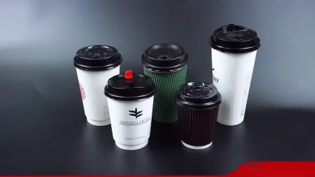 Net Red 100ml Disposable Milk Tea Cup 4oz Small Coffee Paper Cups Thick Double Layer Paper Hot Drinks Fruit Taste Cup 