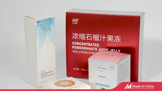 Customized Convex Gold Noble Luxury Color Carton 
