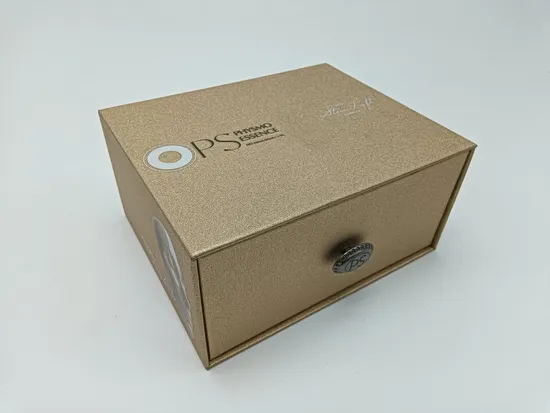 Custom Color Printed Luxury Premium Eco Friendly Matt Sliding Drawer Pull out Perfume Cosmetic Gift Paper Box Packaging 